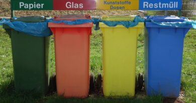 waste separation, garbage cans, recycling