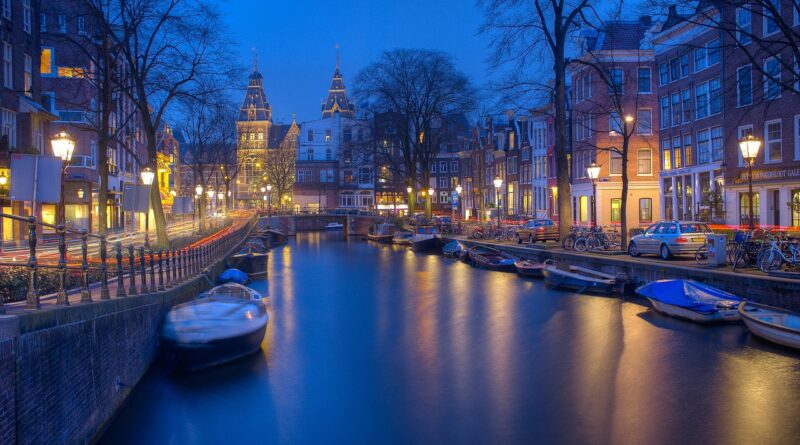 amsterdam, night, free wallpaper